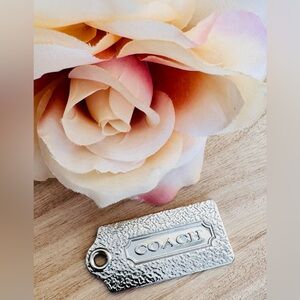 Coach Metal Hang Tag